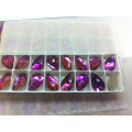 Fuchsia Teardrop Sewing Stones Beads Strass Buttons